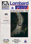 Programme cover of RAC Rally, 1991