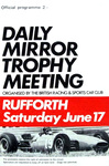 Programme cover of Rufforth Airfield Circuit, 17/06/1967