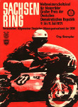 Programme cover of Sachsenring, 11/07/1971