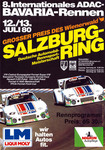 Programme cover of Salzburgring, 13/07/1980