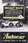 Programme cover of Shelsley Walsh Hill Climb, 29/08/1953