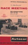 Programme cover of Silverstone Circuit, 05/05/1962