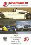 Programme cover of Silverstone Circuit, 17/03/1991