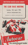 Programme cover of Snetterton Circuit, 09/04/1961