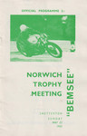 Programme cover of Snetterton Circuit, 23/05/1965