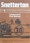 Programme cover of Snetterton Circuit, 18/05/1975