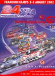 Programme cover of Spa-Francorchamps, 04/08/2002