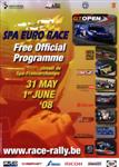 Programme cover of Spa-Francorchamps, 01/06/2008