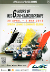 Programme cover of Spa-Francorchamps, 02/05/2015
