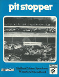 Programme cover of Stafford Motor Speedway, 23/05/1986