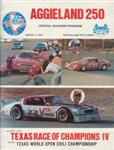 Programme cover of Texas World Speedway, 11/03/1979