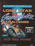 Programme cover of Texas World Speedway, 31/05/1992