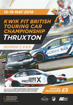 Programme cover of Thruxton Race Circuit, 19/05/2019