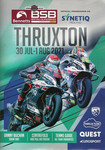 Programme cover of Thruxton Race Circuit, 01/08/2021