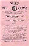 Programme cover of Trengwainton Hill Climb, 18/04/1960