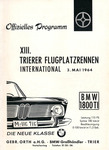 Programme cover of Trier Airport, 03/05/1964