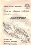 Programme cover of Tuscarora Hill Climb (NY), 01/09/1974