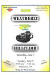Programme cover of Weatherly Hill Climb, 08/06/2008
