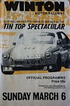Programme cover of Winton Motor Raceway, 06/03/1977