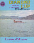 Programme cover of Coeur d'Alene, 11/08/1968