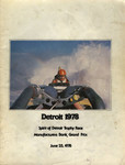 Programme cover of Detroit, 25/06/1978