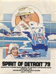 Programme cover of Detroit, 01/07/1979