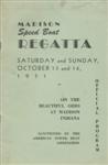 Programme cover of Madison (Indiana), 14/10/1951
