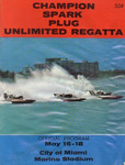 Programme cover of Miami, 18/05/1975