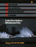 Programme cover of Oklahoma City, 25/08/1985
