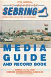 Cover of 12 Hours of Sebring Media Guide, 1989