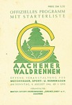 Programme cover of Aachen, 08/08/1948
