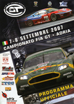Programme cover of Adria International Raceway, 08/09/2007