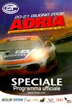 Programme cover of Adria International Raceway, 21/06/2008