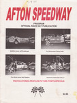 Programme cover of Afton Speedway, 07/07/2000
