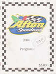 Programme cover of Afton Speedway, 13/07/2006