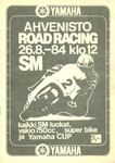 Programme cover of Ahvenisto, 26/08/1984