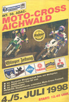 Programme cover of Aichwald, 05/07/1998