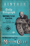 Programme cover of Aintree Circuit, 25/09/1954