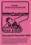 Programme cover of Aintree Circuit, 11/09/1982
