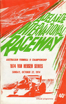 Programme cover of Adelaide International Raceway, 27/10/1974