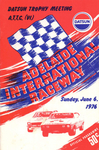 Programme cover of Adelaide International Raceway, 06/06/1976