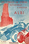 Programme cover of Albi, 16/07/1950