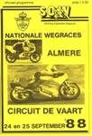 Programme cover of Almere, 25/09/1988