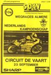 Programme cover of Almere, 23/09/1990
