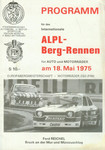 Programme cover of Alpl Hill Climb, 18/05/1975