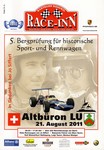 Programme cover of Altbüron Hill Climb, 21/08/2011