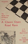Programme cover of Altona Road Circuit, 19/09/1954