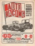 Programme cover of Amarillo Speed Bowl, 1965