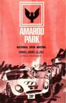 Programme cover of Amaroo Park Raceway, 13/08/1967