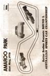 Programme cover of Amaroo Park Raceway, 21/05/1978
